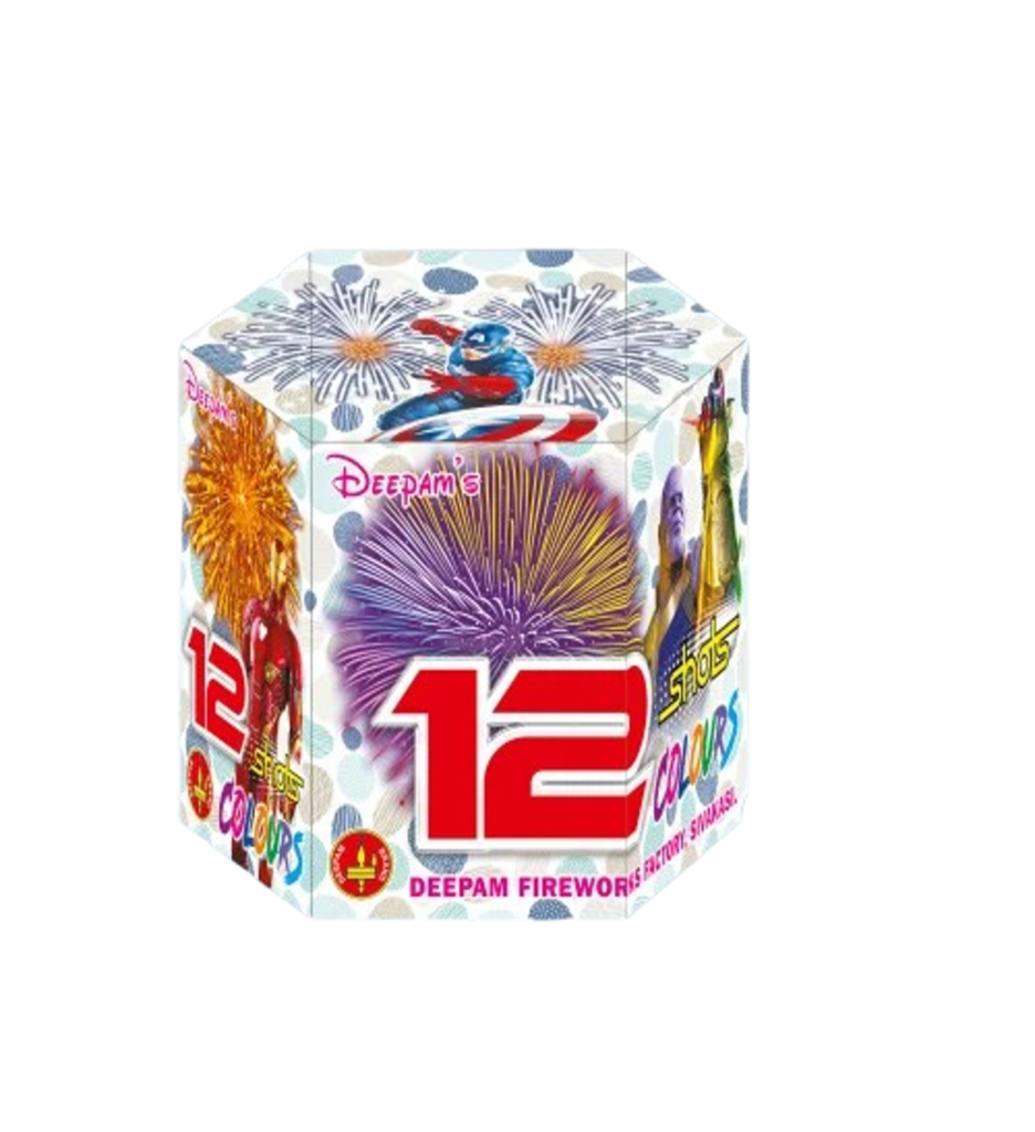 12 Shots Rider Pogo | 1 Box | 1 Pcs - RamJothiPyroGarden